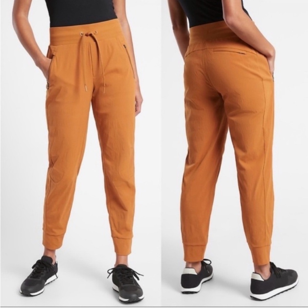 Athleta Trekkie North Jogger-Cattail Brown Sz 2 EUC